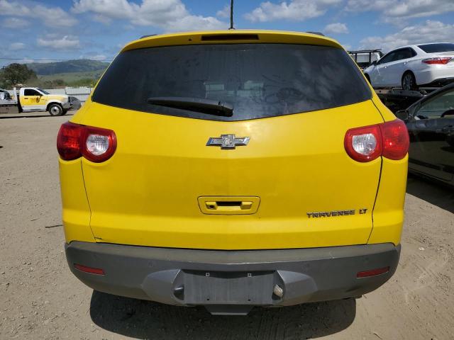 1GNKRGED1CJ316130 - 2012 CHEVROLET TRAVERSE LT YELLOW photo 6