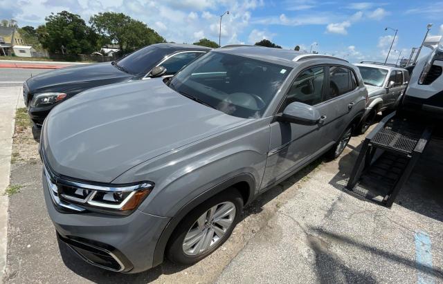 1V21E2CA8LC211132 - 2020 VOLKSWAGEN ATLAS CROS SE GRAY photo 2