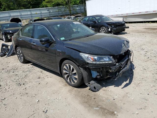 1HGCR6F57FA014233 - 2015 HONDA ACCORD HYBRID EXL BLACK photo 4