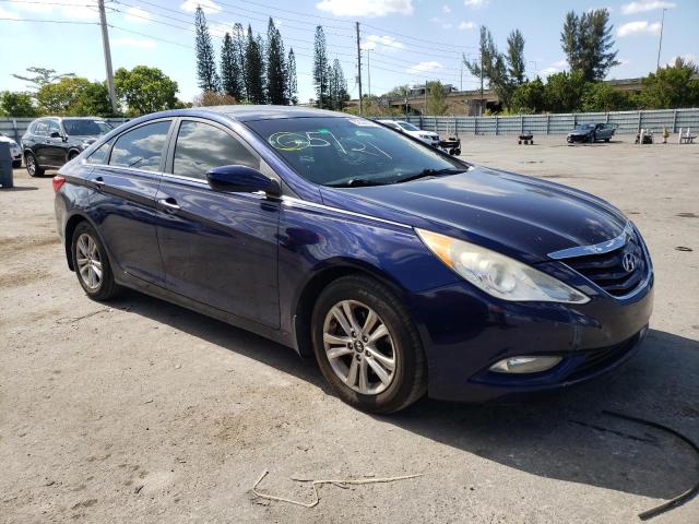 5NPEB4AC2DH585835 - 2013 HYUNDAI SONATA GLS BLUE photo 4