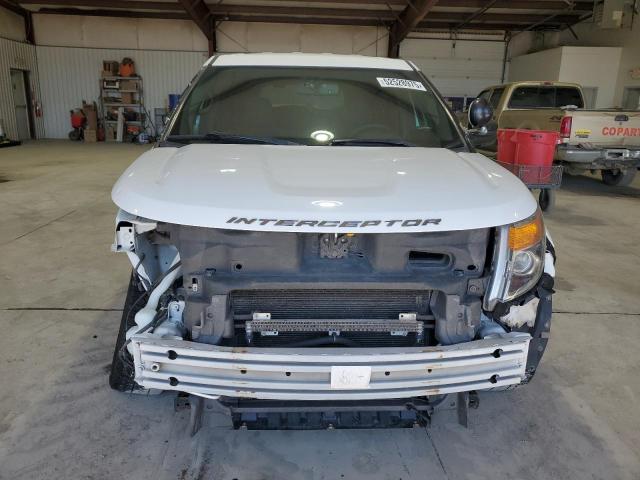 1FM5K8AR4FGC16277 - 2015 FORD EXPLORER POLICE INTERCEPTOR თეთრი ფოტო 5