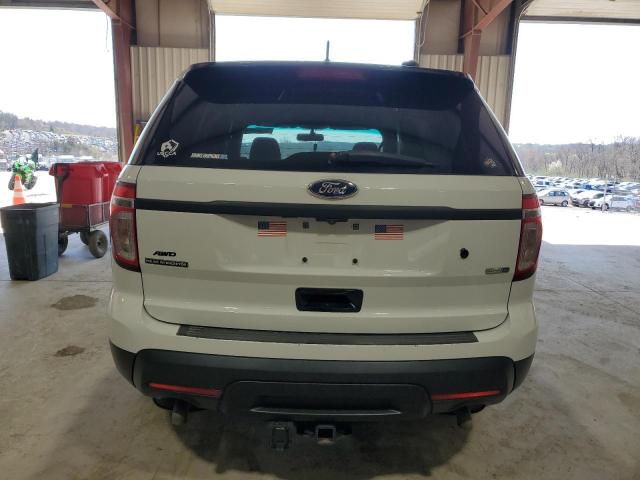 1FM5K8AR4FGC16277 - 2015 FORD EXPLORER POLICE INTERCEPTOR თეთრი ფოტო 6