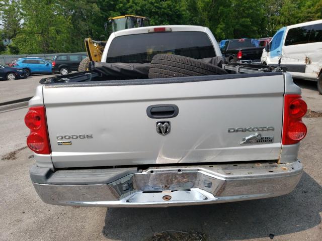 1D7RW3GP4BS712874 - 2011 DODGE DAKOTA SLT SILVER photo 6