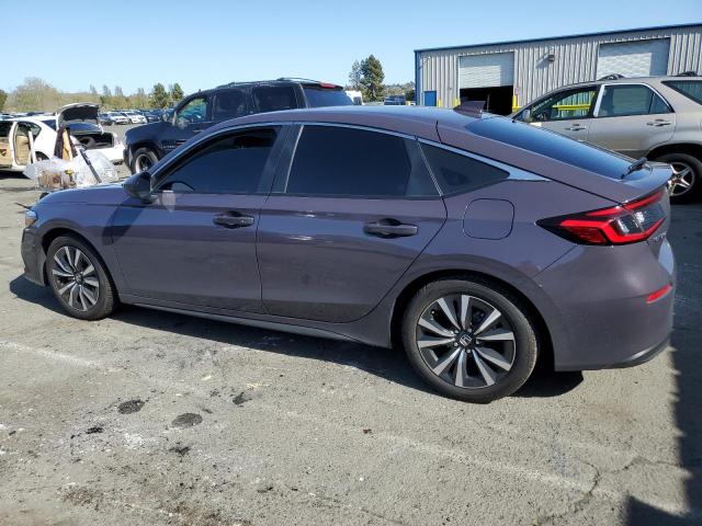 19XFL1H70NE020174 - 2022 HONDA CIVIC EXL PURPLE photo 2