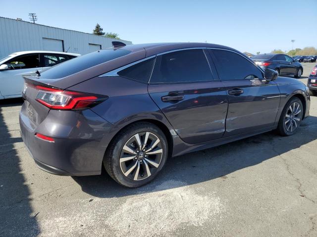 19XFL1H70NE020174 - 2022 HONDA CIVIC EXL PURPLE photo 3