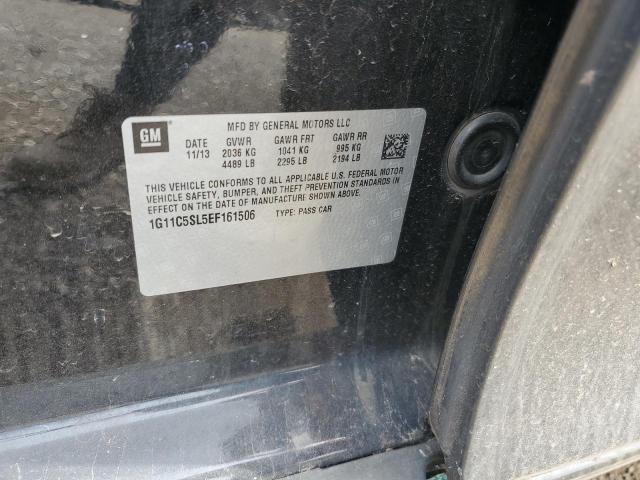 1G11C5SL5EF161506 - 2014 CHEVROLET MALIBU 1LT BLACK photo 13