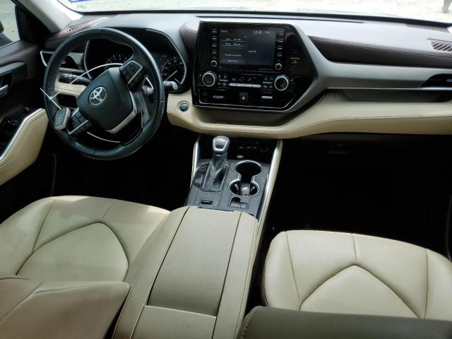 5TDGZRAH3MS521875 - 2021 TOYOTA HIGHLANDER XLE Mavi foto 8