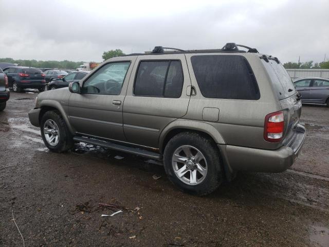 JN8DR09YX4W911802 - 2004 NISSAN PATHFINDER LE TAN photo 2