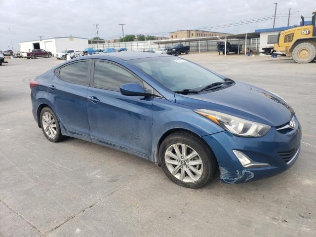 KMHDH4AE2FU388566 - 2015 HYUNDAI ELANTRA SE BLUE photo 4