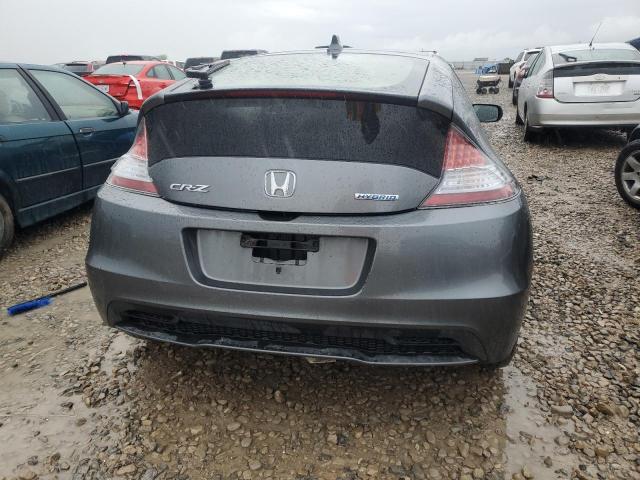 JHMZF1D4XDS001156 - 2013 HONDA CR-Z GRAY photo 6