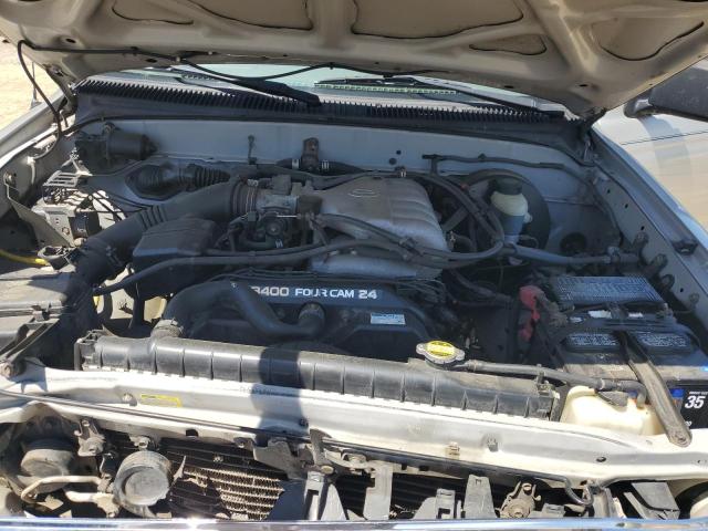 5TESN92N14Z364487 - 2004 TOYOTA TACOMA XTRACAB PRERUNNER ვერცხლისფერი ფოტო 11