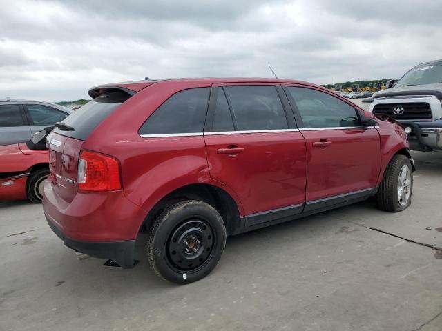 2FMDK3KC5EBB29647 - 2014 FORD EDGE LIMITED RED photo 3