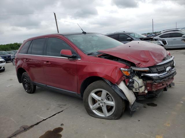 2FMDK3KC5EBB29647 - 2014 FORD EDGE LIMITED RED photo 4