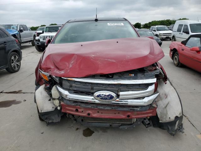 2FMDK3KC5EBB29647 - 2014 FORD EDGE LIMITED RED photo 5