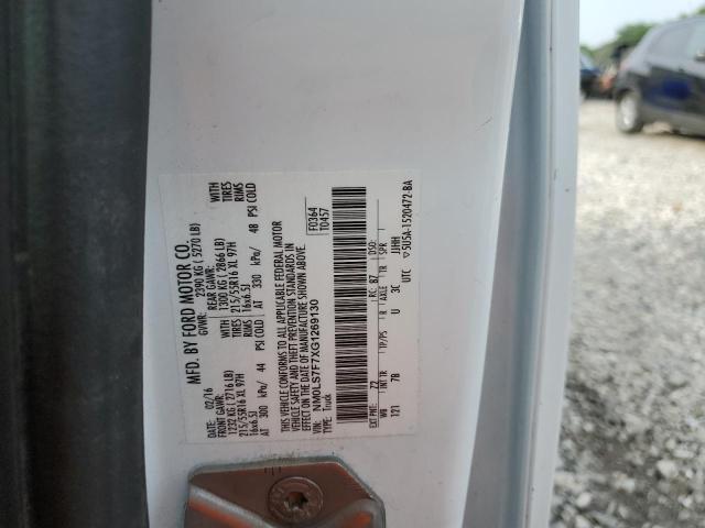 NM0LS7F7XG1269130 - 2016 FORD TRANSIT XLT WHITE photo 12