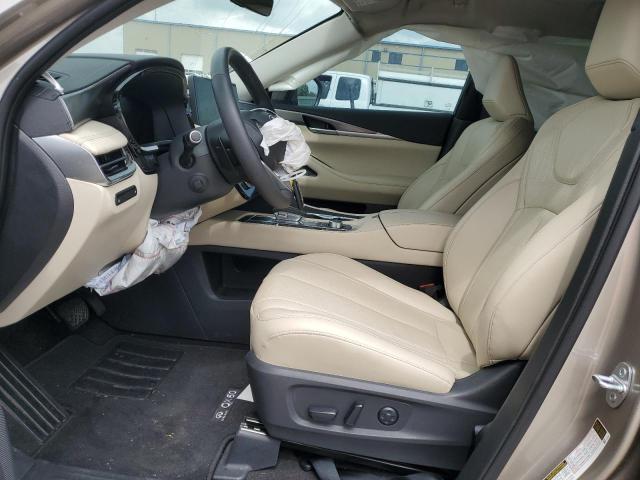 5N1DL1FS6PC350101 - 2023 INFINITI QX60 LUXE BEIGE photo 7