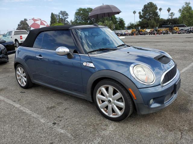 WMWMS33589TG89222 - 2009 MINI COOPER S BLUE photo 4