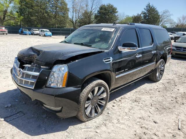 1GYS4KEF6DR372007 - 2013 CADILLAC ESCALADE ESV PLATINUM შავი ფოტო 1