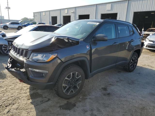 3C4NJDDB3KT748026 - 2019 JEEP COMPASS TRAILHAWK GRAY photo 1