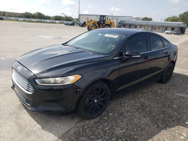 3FA6P0HR1DR221756 - 2013 FORD FUSION SE BLACK photo 1