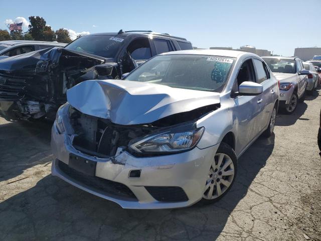 3N1AB7AP4GY277112 - 2016 NISSAN SENTRA S SILVER photo 1