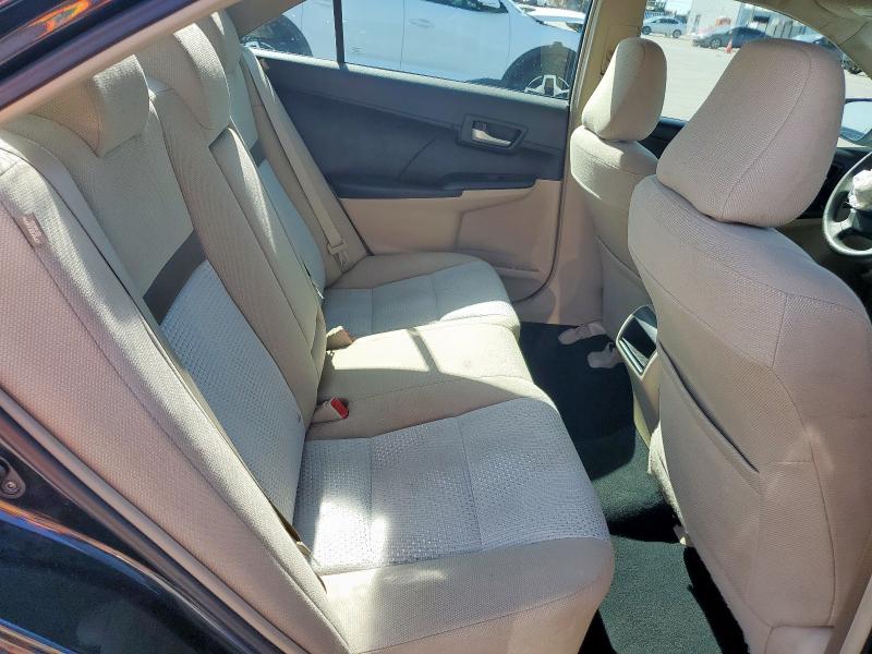 4T4BF1FK4CR272457 - 2012 TOYOTA CAMRY BASE BLACK photo 10