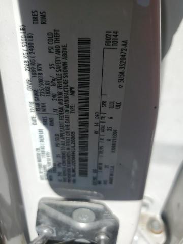 5LMCJ2D98KUL26065 - 2019 LINCOLN MKC SELECT Սպիտակ լուսանկար 12