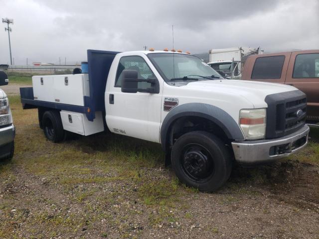 1FDXF46R38EA97280 - 2008 FORD F450 SUPER DUTY WHITE photo 4