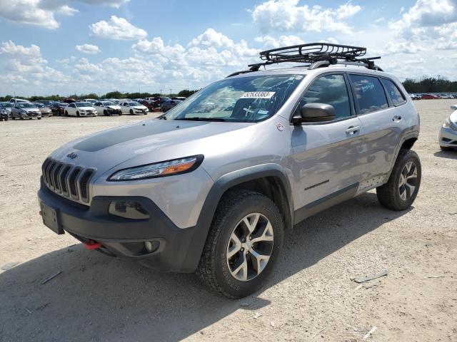 1C4PJMBX6JD502745 - 2018 JEEP CHEROKEE TRAILHAWK GRAY photo 1