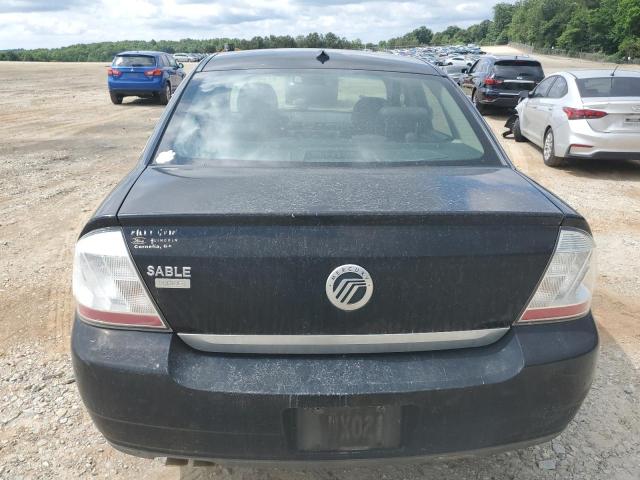 1MEHM42WX8G620176 - 2008 MERCURY SABLE PREMIER BLACK photo 6