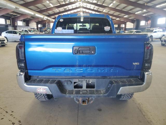 3TMCZ5AN7HM078245 - 2017 TOYOTA TACOMA DOUBLE CAB BLUE photo 6