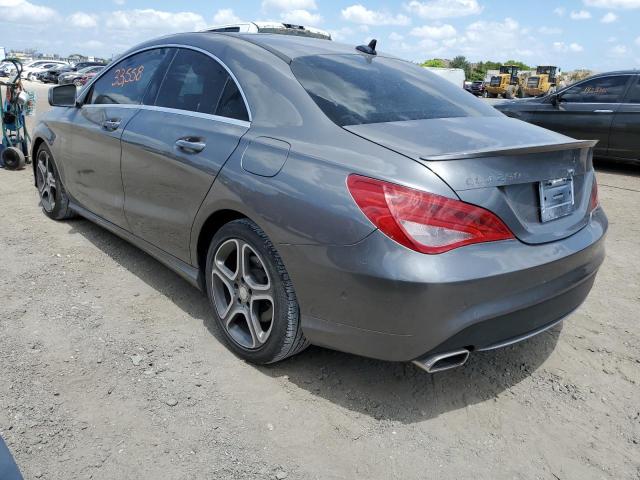 WDDSJ4GB9FN238676 - 2015 MERCEDES-BENZ CLA 250 4MATIC GRAY photo 2