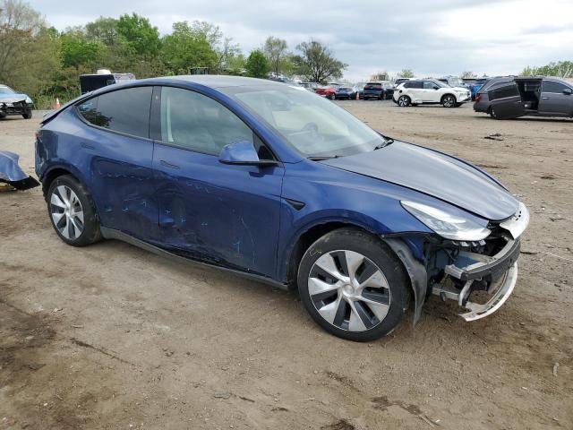 5YJYGDEF3LF011406 - 2020 TESLA MODEL Y BLUE photo 4