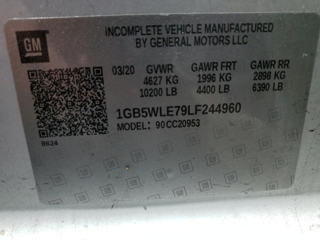 1GB5WLE79LF244960 - 2020 CHEVROLET SILVERADO C2500 HEAVY DUTY WHITE photo 12