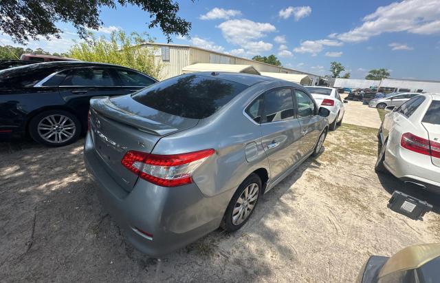 3N1AB7AP8DL701545 - 2013 NISSAN SENTRA S GRAY photo 4