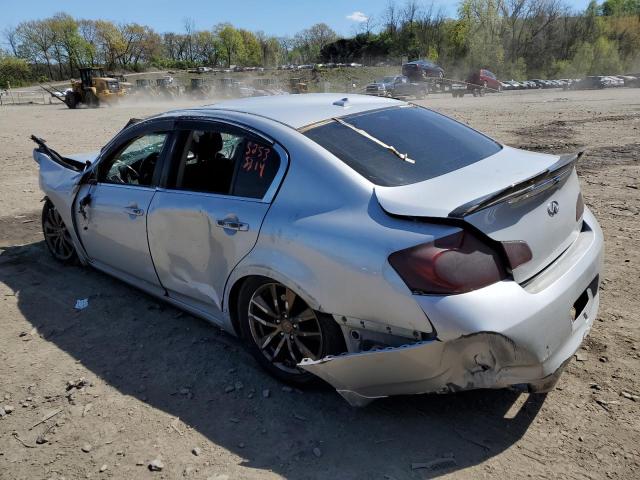 JNKBV61F17M816054 - 2007 INFINITI G35 SILVER photo 2