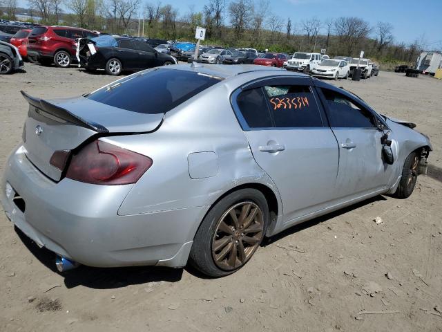 JNKBV61F17M816054 - 2007 INFINITI G35 SILVER photo 3