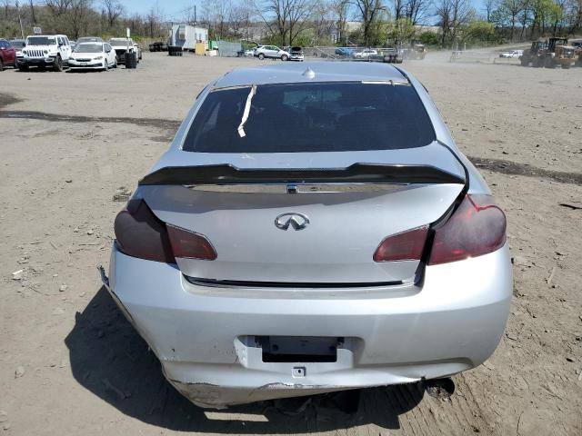 JNKBV61F17M816054 - 2007 INFINITI G35 SILVER photo 6