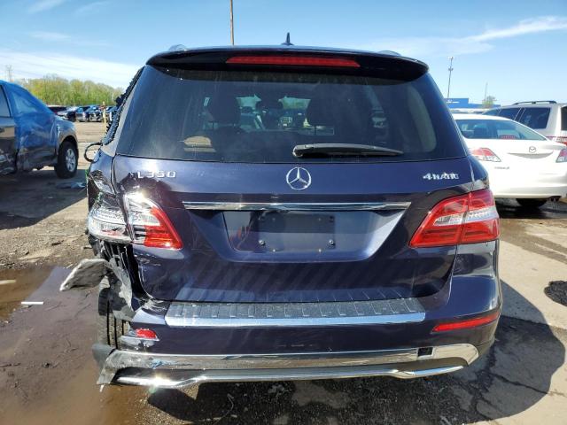 4JGDA5HB2CA033612 - 2012 MERCEDES-BENZ ML 350 4MATIC BLUE photo 6