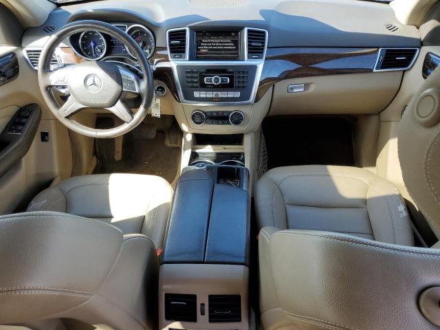 4JGDA5HB2CA033612 - 2012 MERCEDES-BENZ ML 350 4MATIC BLUE photo 8