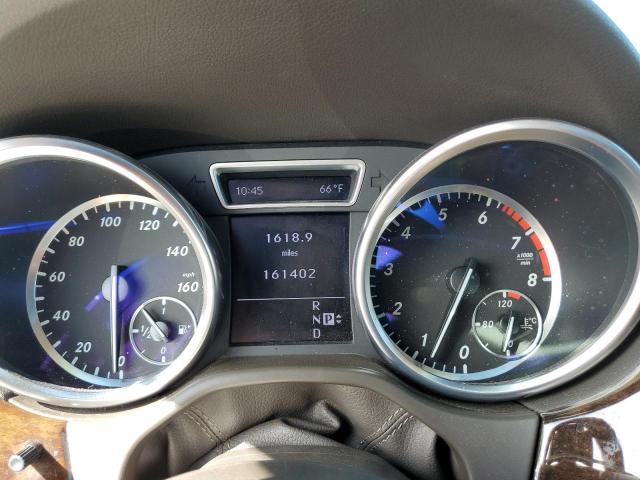 4JGDA5HB2CA033612 - 2012 MERCEDES-BENZ ML 350 4MATIC BLUE photo 9