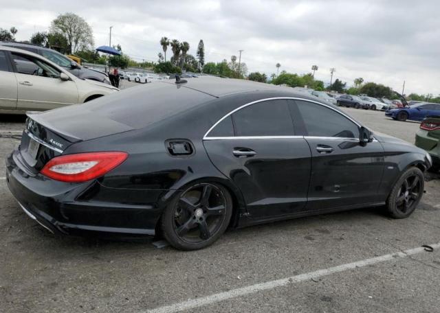 WDDLJ9BB4CA027087 - 2012 MERCEDES-BENZ CLS 550 4MATIC BLACK photo 3