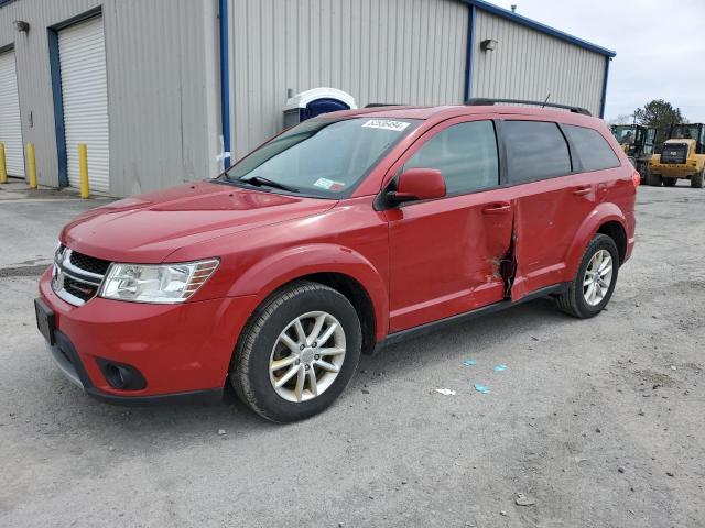 3C4PDCBG4FT742119 - 2015 DODGE JOURNEY SXT RED photo 1