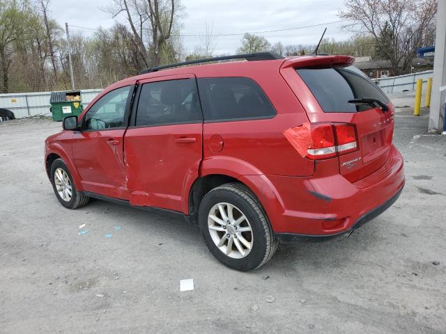 3C4PDCBG4FT742119 - 2015 DODGE JOURNEY SXT RED photo 2