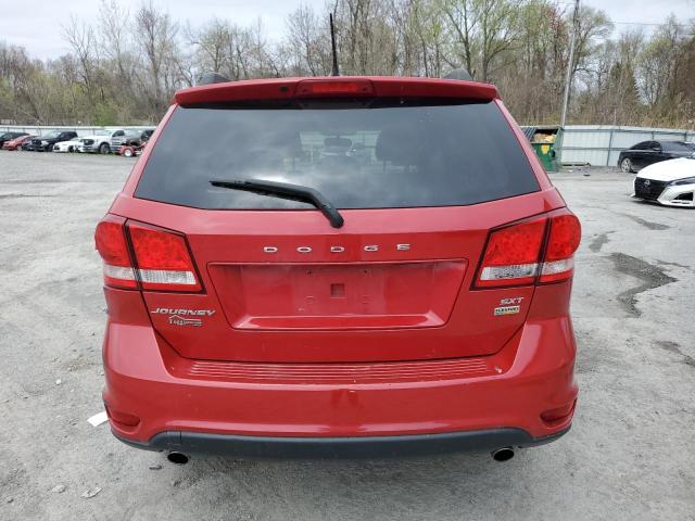 3C4PDCBG4FT742119 - 2015 DODGE JOURNEY SXT RED photo 6