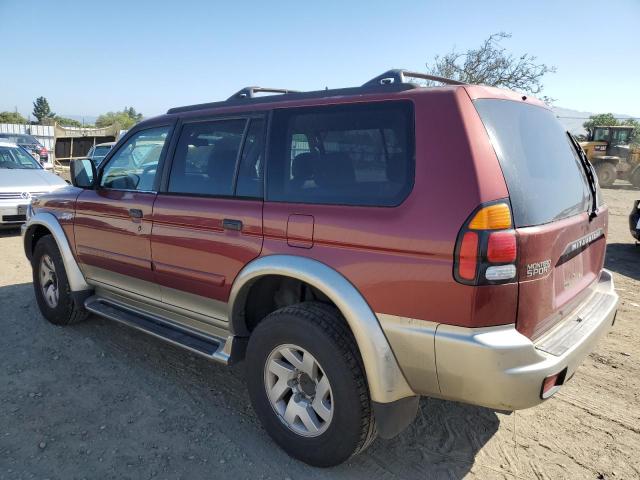 JA4MT31H0YP013830 - 2000 MITSUBISHI MONTERO SPORT LS TWO TONE photo 2