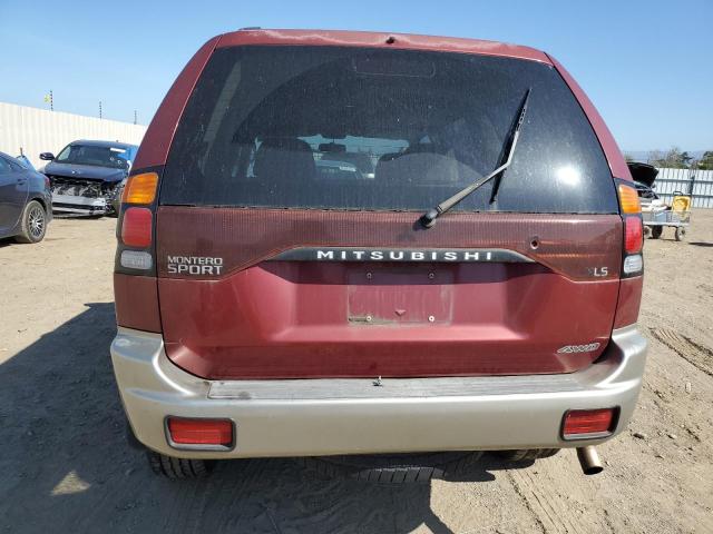 JA4MT31H0YP013830 - 2000 MITSUBISHI MONTERO SPORT LS TWO TONE photo 6