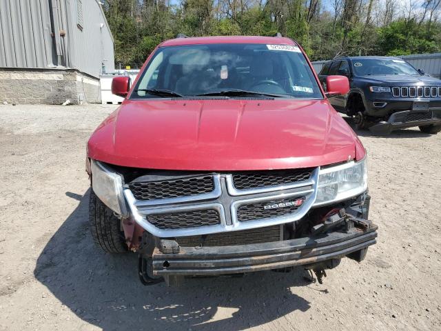 3C4PDDBG0CT307468 - 2012 DODGE JOURNEY SXT RED photo 5