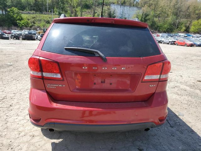 3C4PDDBG0CT307468 - 2012 DODGE JOURNEY SXT RED photo 6