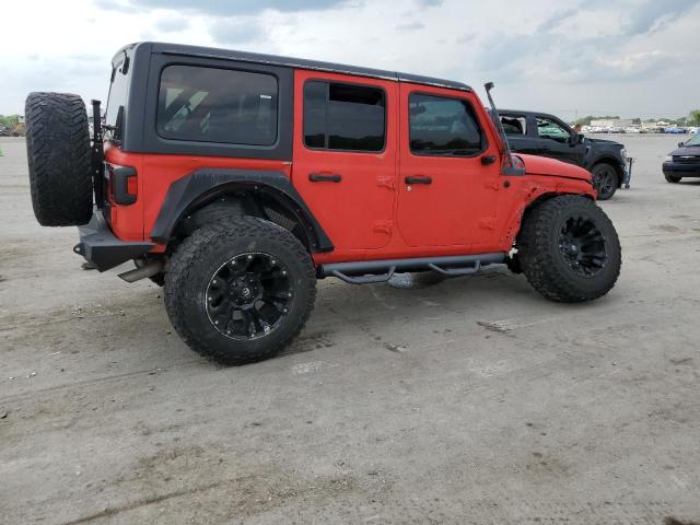 1C4HJXDG2JW126701 - 2018 JEEP WRANGLER U SPORT RED photo 3